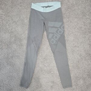 Adidas Gray and Mint Leggings